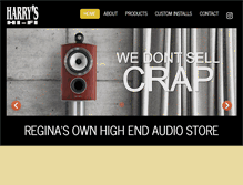 Tablet Screenshot of harryshifi.com